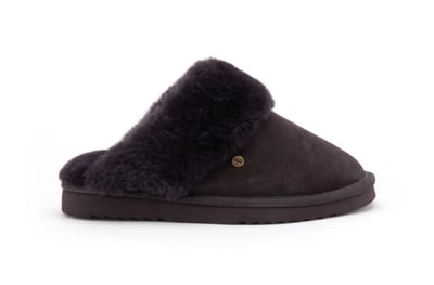 Flurry Suede Pantoffel Dames Choco 41 Bergtopia.com