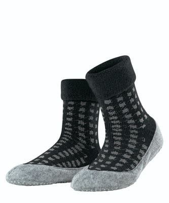 Cosy Houndstooth Sok Dames Slof Bergtopia.com