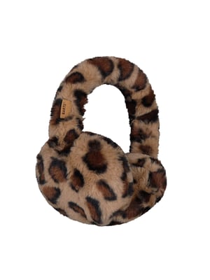 Big Fur Oorwarmer Dames Print Brown One Size Bergtopia.com