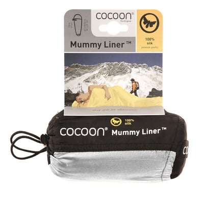 Mumienfutteral 100% Seide Schlafsack Inlett Bergtopia.com