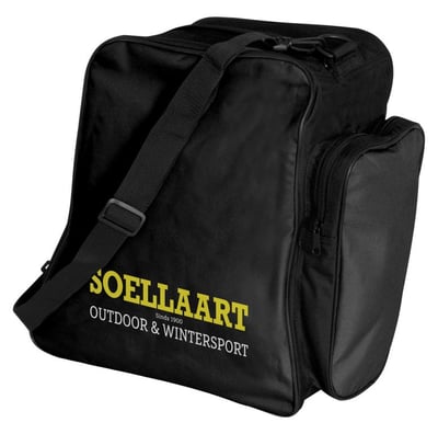 Skischoentas Skischoenhoes Zwart - Geel - Wit 1 paar Bergtopia.com