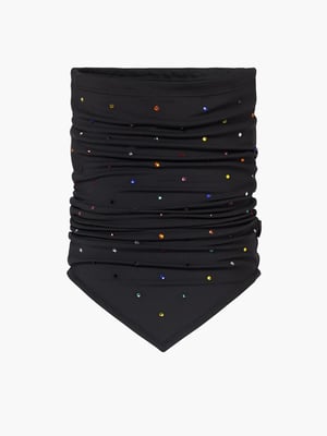 Macaron Nekwarmer Dames Black One Size Bergtopia.com