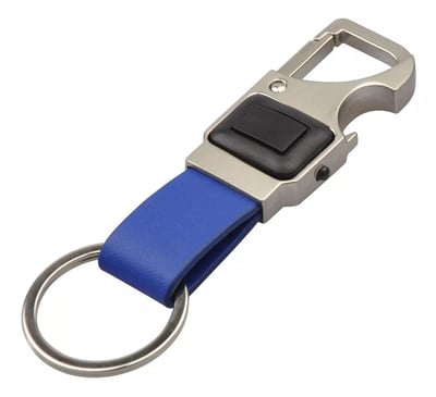 3 Function Key Fob Led Light Sleutelhanger Blue OS Bergtopia.com