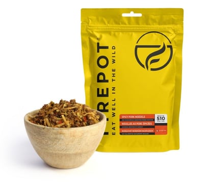 Spicy Pork Noedels Reismaaltijd Bergtopia.com