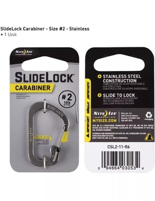 R #2 Slidelock Karabiner Bergtopia.com