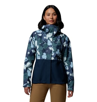 Hikebound™ Printed Regenjas Dames Bergtopia.com