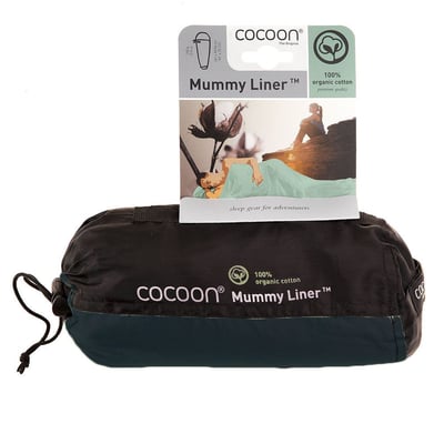 Mummy Liner, Organic Cotton, Heather Grey Lakenzak Heather Grey Bergtopia.com