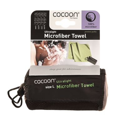 Towel Ultralight, Large, Manatee Grey Handdoek Reishanddoek Manatee Grey Bergtopia.com