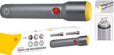 Lampe de poche Shell Aluminium 3 X 15 cm Bergtopia.com