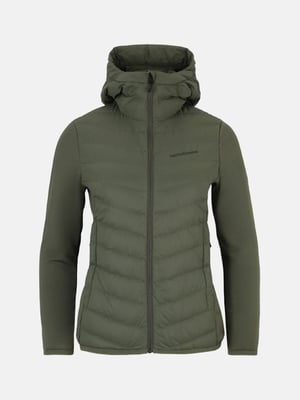 Frost Down Hybrid Hood Isolatiejas Dames Bergtopia.com